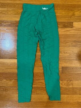 Booty By Brabants Croco Skin Seamless Leggings in Bright Green - One Size